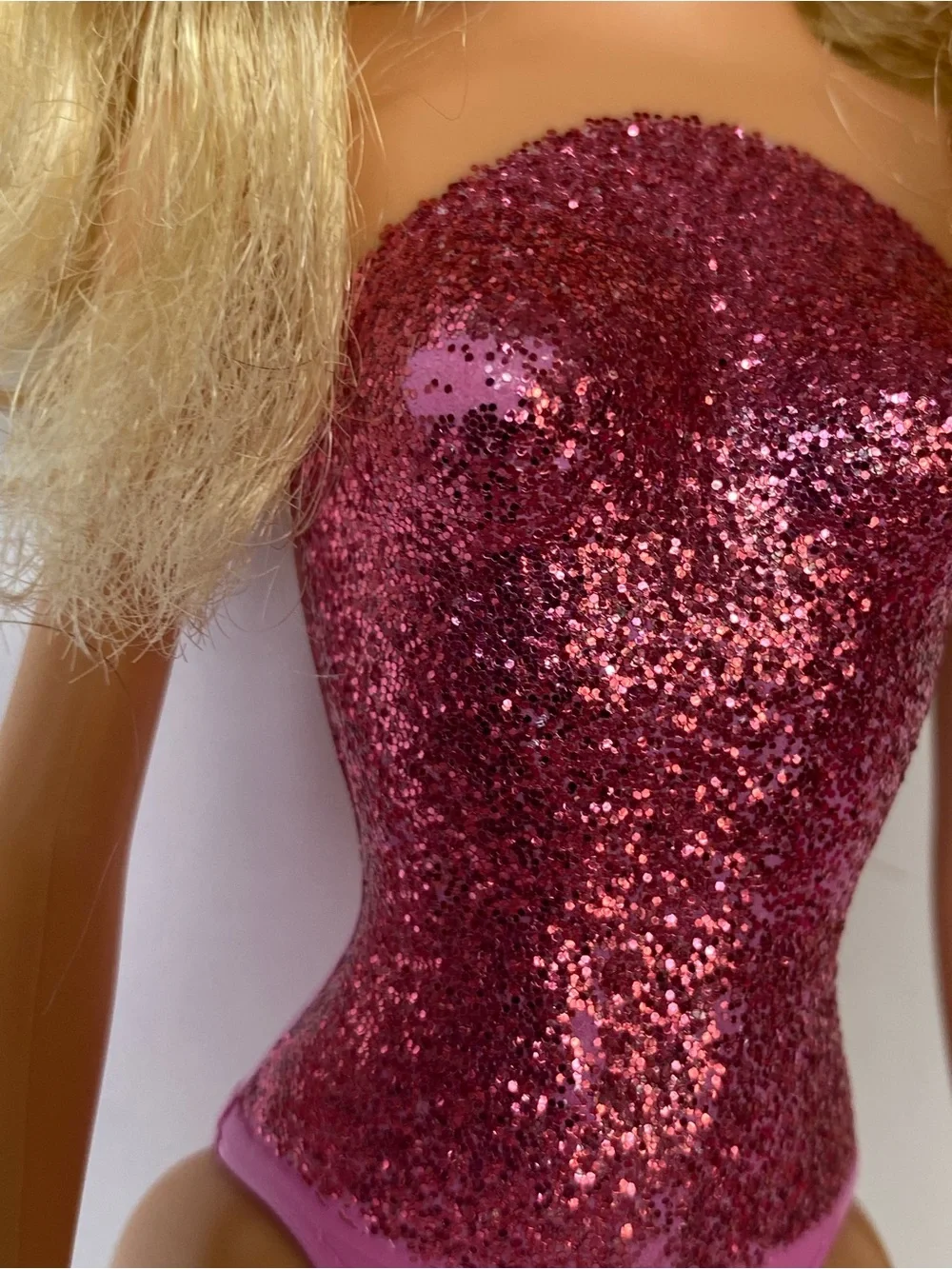 Barbie Dazzling Princess 2010 Series Mattel Doll Pink Glitter Strapless Bodice